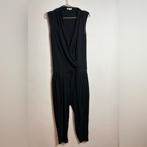 HELMUT LANG V-Neck Jumpsuit